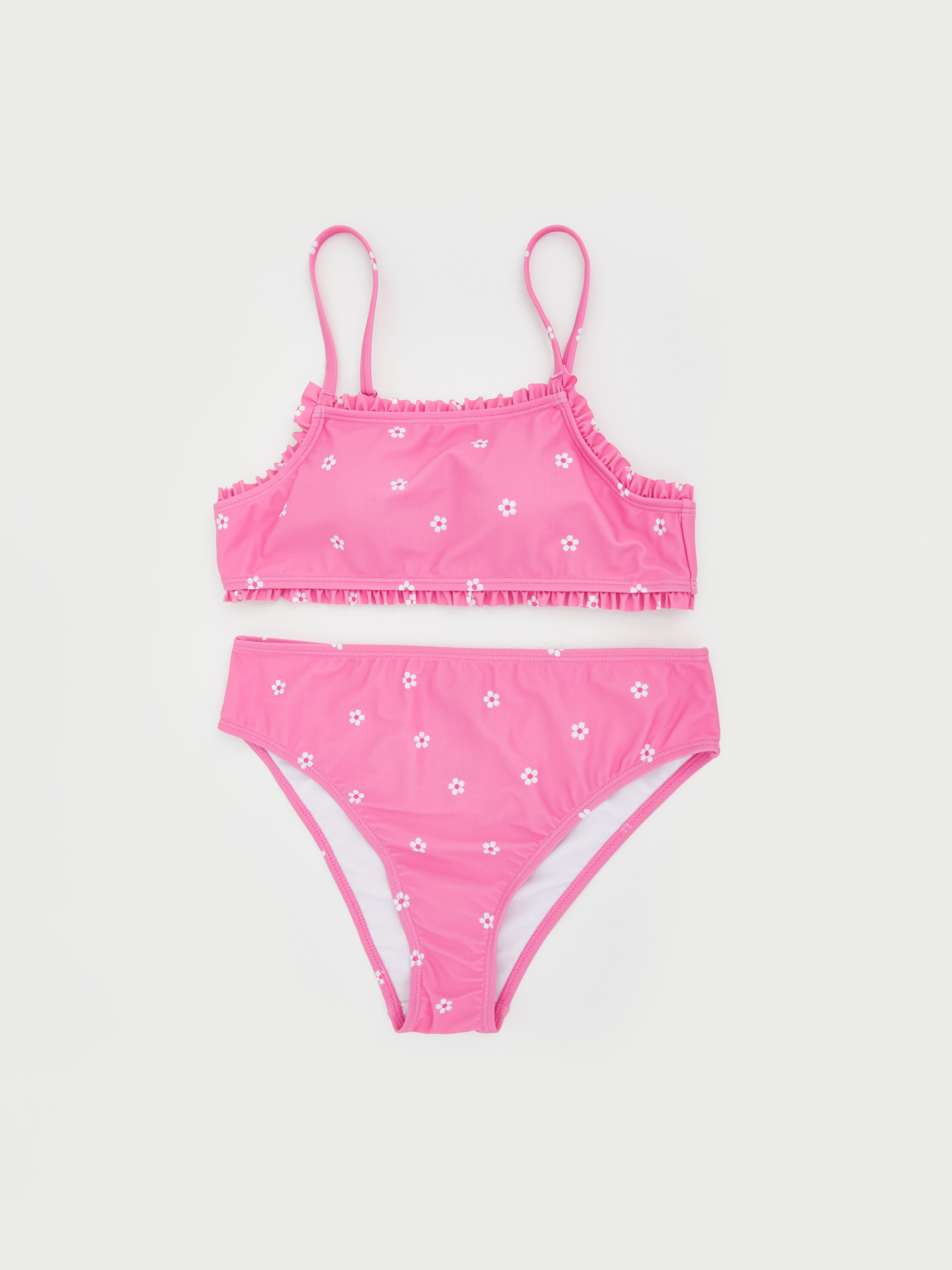 Trikotaj bikini — çəhrayı
