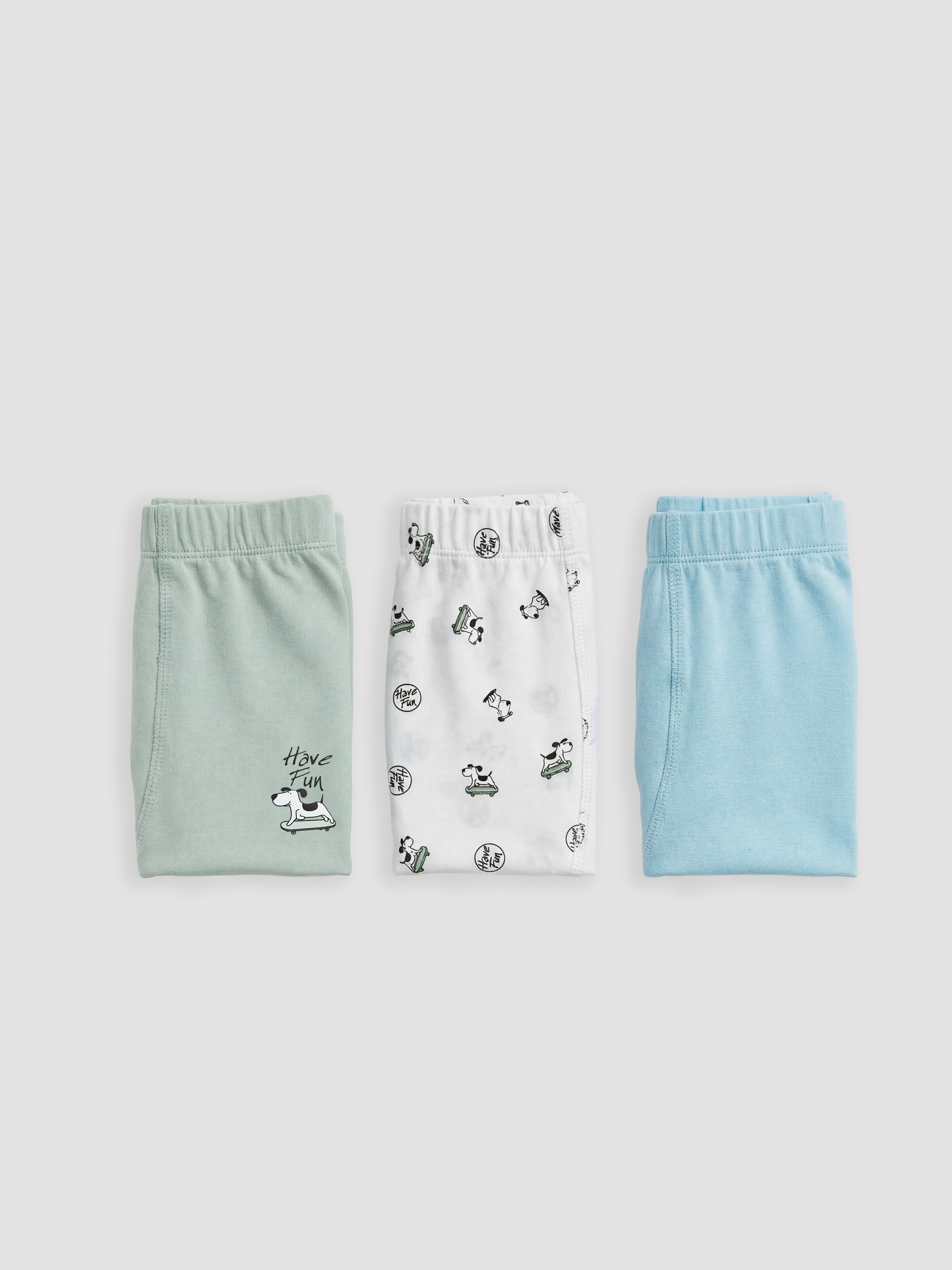 Trikotaj boxer — ağ printli