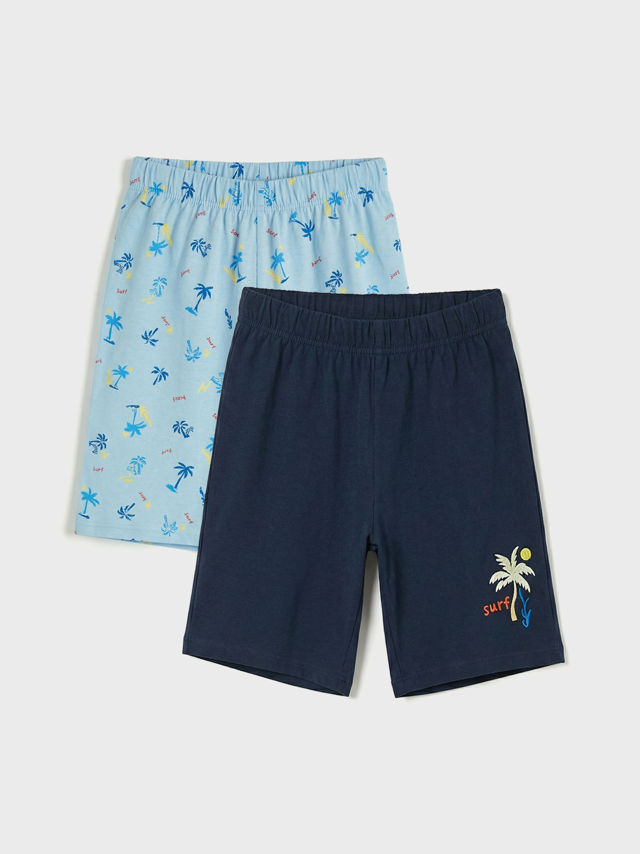 Trikotaj pijama — açıq mavi