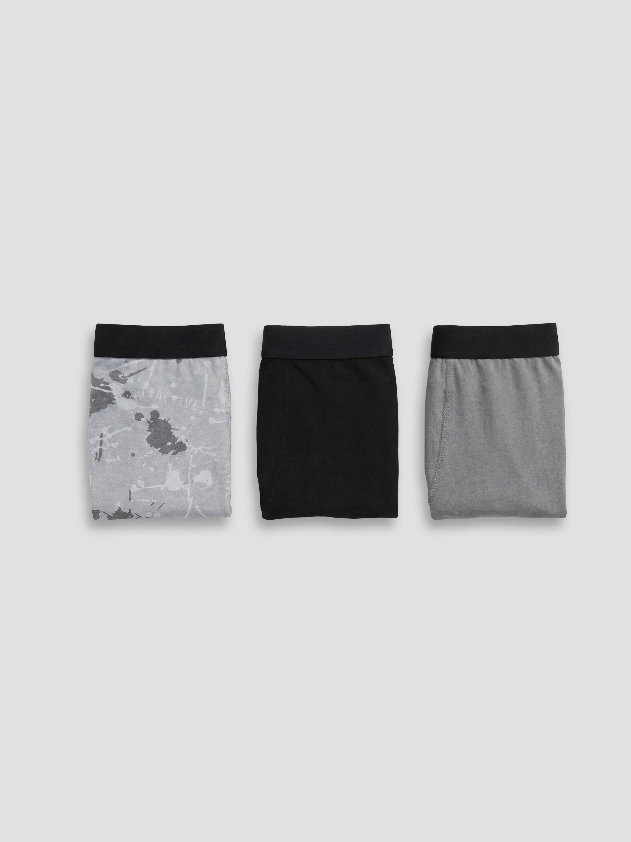 Trikotaj boxer — açıq boz
