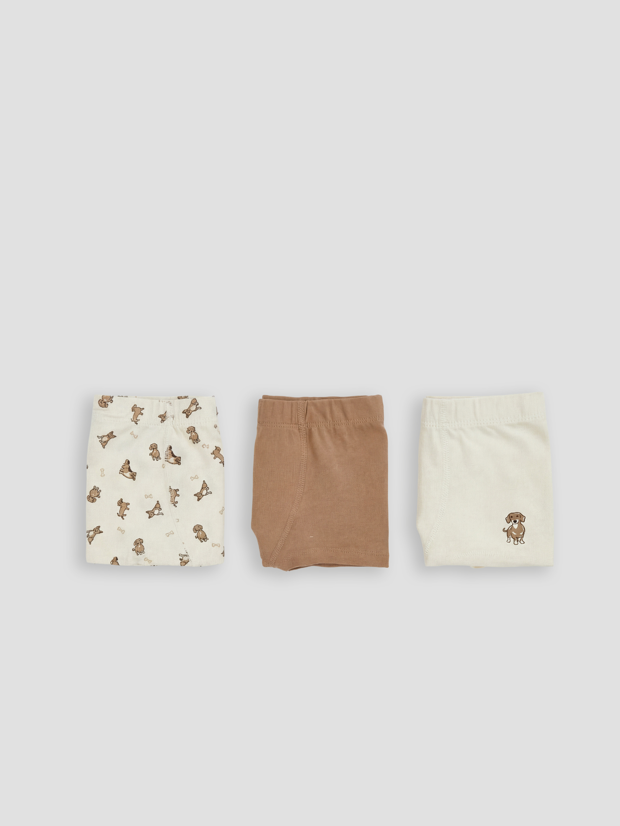 Trikotaj boxer — krem printli